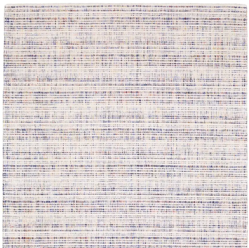 Ivory Blue And Yellow Striped Hand Tufted Area Rug Photo 7