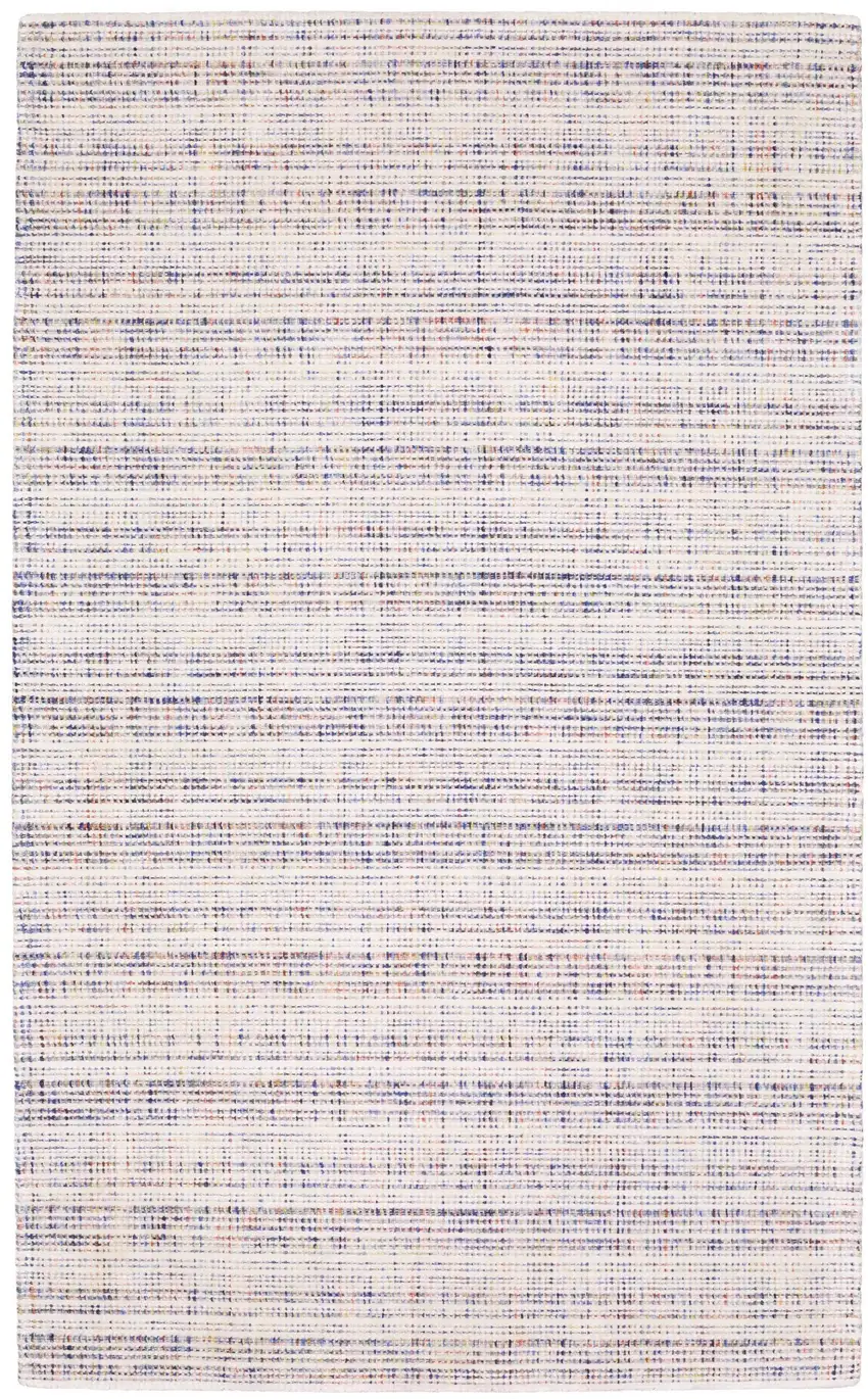 Ivory Blue And Yellow Striped Hand Tufted Area Rug Photo 2