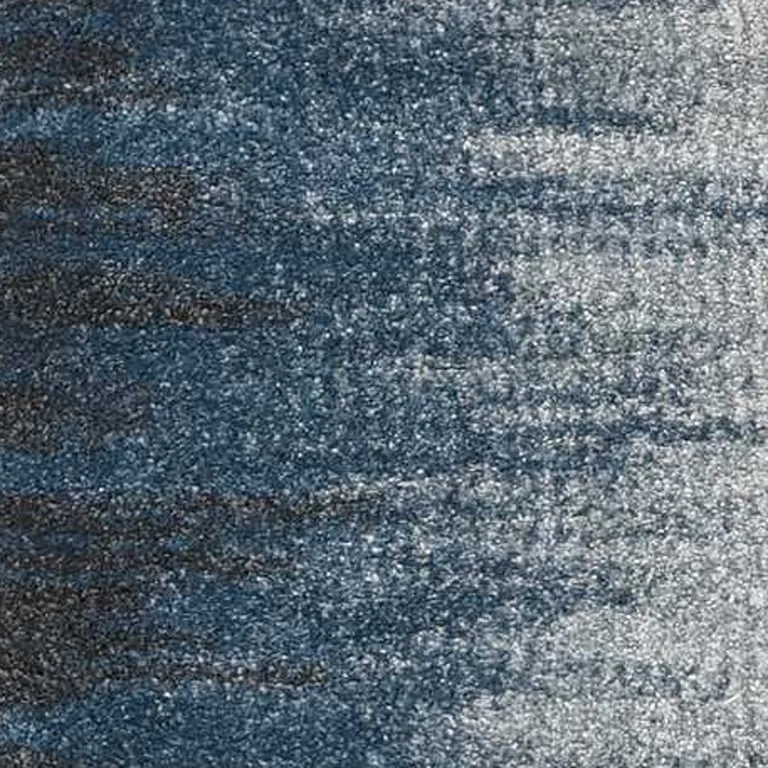 Ivory Blue Gradient Area Rug Photo 3