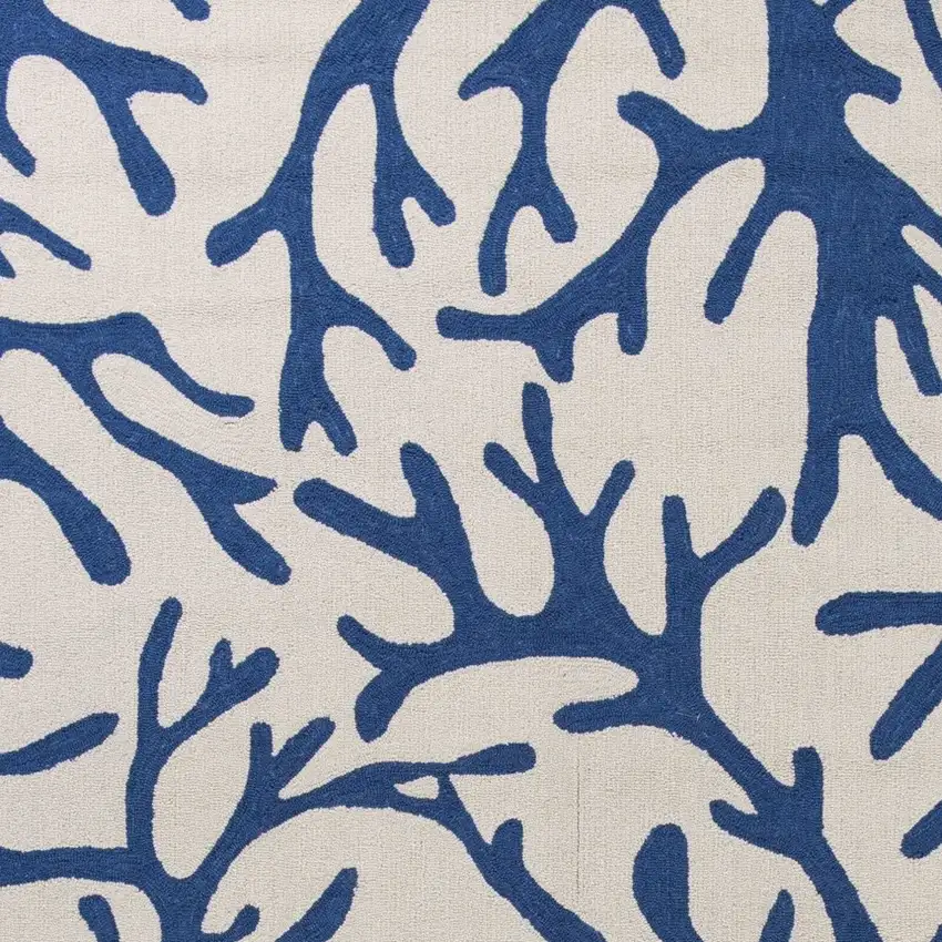 Blue Hand Tufted Area Rug Photo 4