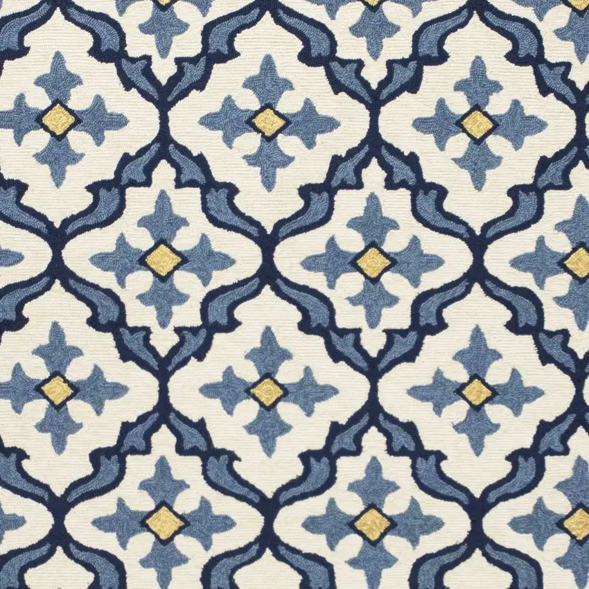 Blue Moroccan Handmade Indoor Outdoor Area Rug Photo 3