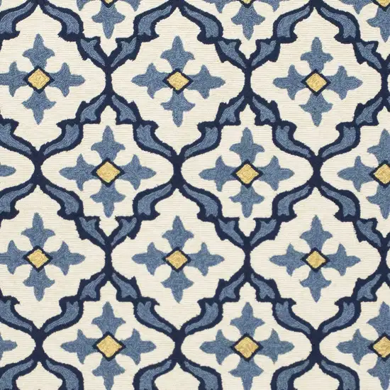 Blue Moroccan Handmade Indoor Outdoor Area Rug Photo 3