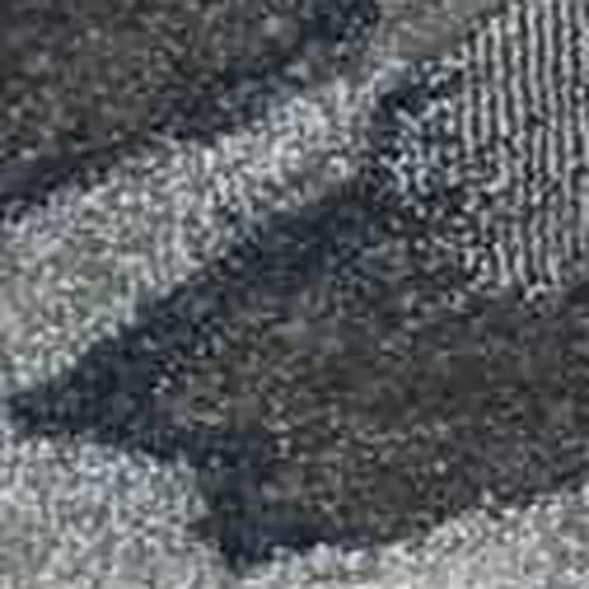 Ivory And Blue Floral Area Rug Photo 6