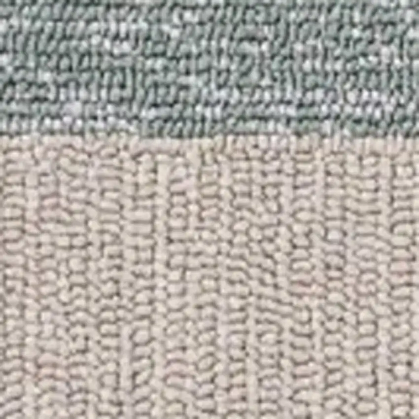 Ivory  Blue Polyester Rug Photo 5