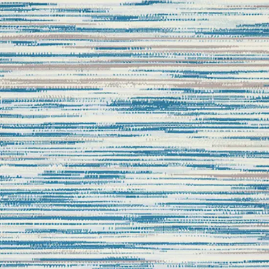 Ivory Blue and Gray Abstract Non Skid Area Rug Photo 7