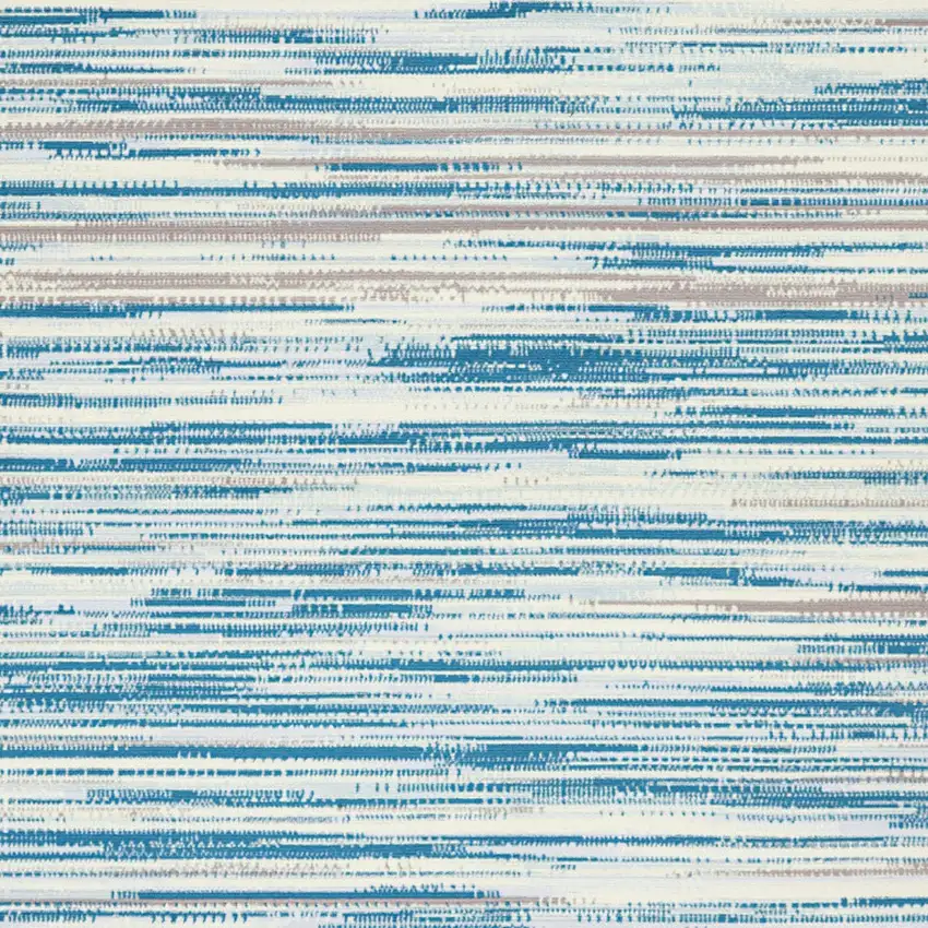 Ivory Blue and Gray Abstract Non Skid Area Rug Photo 7