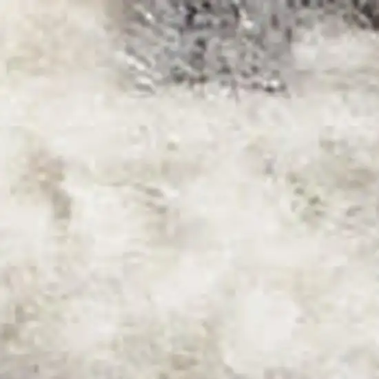 Ivory Blue and Gray Abstract Non Skid Area Rug Photo 3