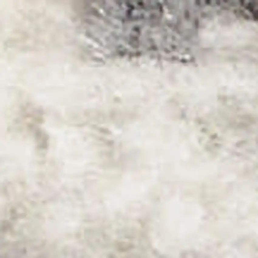 Ivory Blue and Gray Abstract Non Skid Area Rug Photo 3