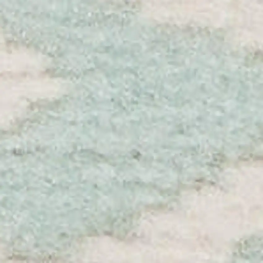 Ivory Blue and Gray Abstract Non Skid Area Rug Photo 3