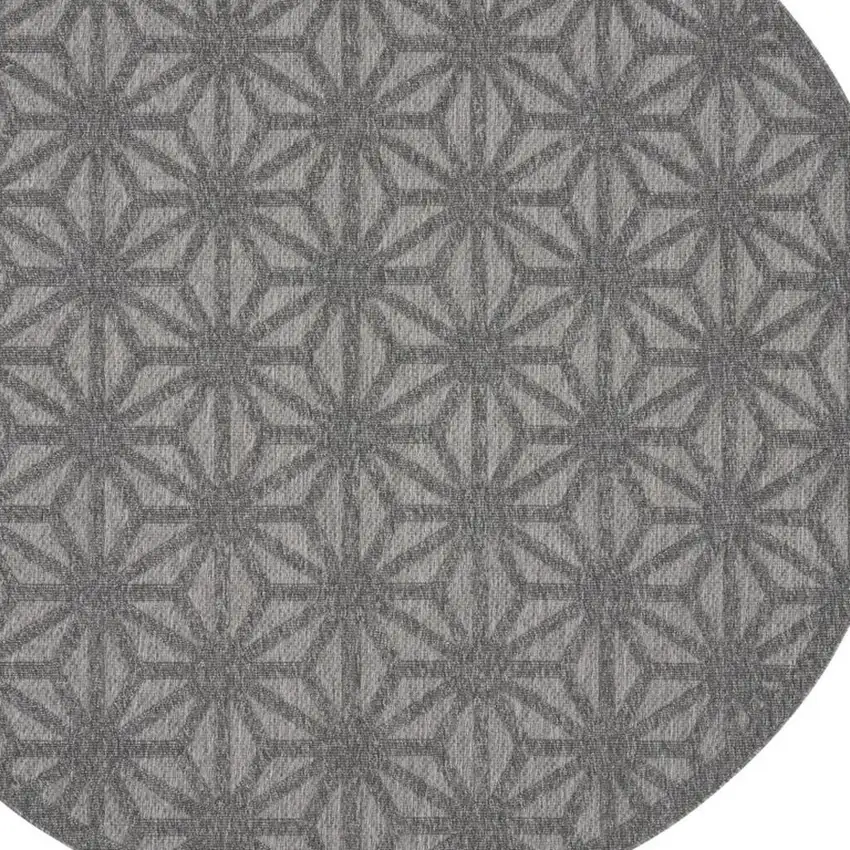 Ivory Blue and Gray Floral Non Skid Area Rug Photo 6