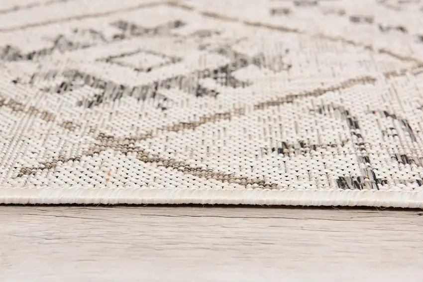 Ivory Boho Chic Berber Area Rug Photo 5
