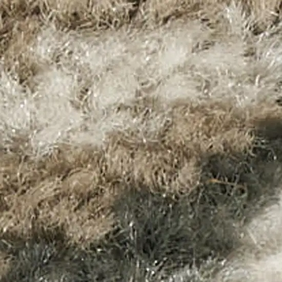 Ivory Brown And Gray Floral Distressed Area Rug Photo 3