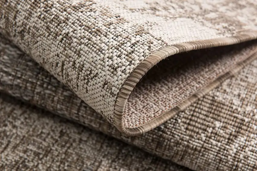 Ivory Distressed Diamonds Area Rug Photo 7