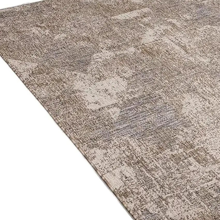 Gray and Ivory Abstract Area Rug Photo 7