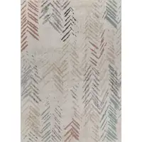 Photo of Ivory Eclectic Arrows Area Rug
