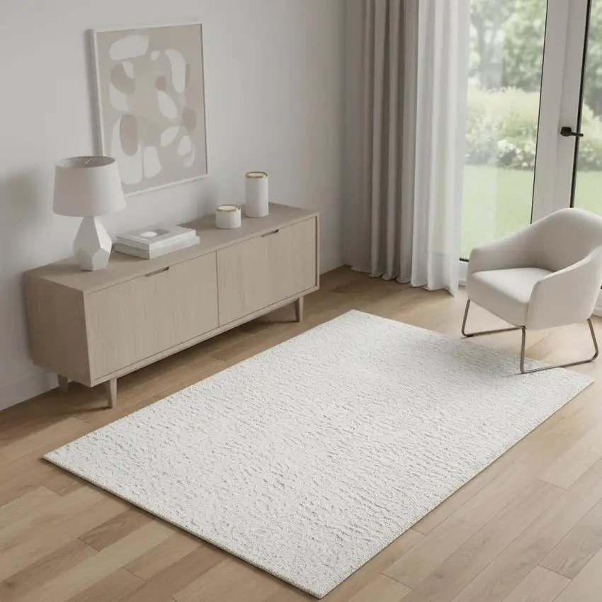 Ivory Flatweave Area Rug Photo 2