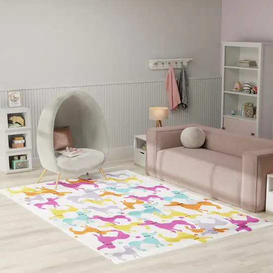 Ivory Flatweave Area Rug Photo 5