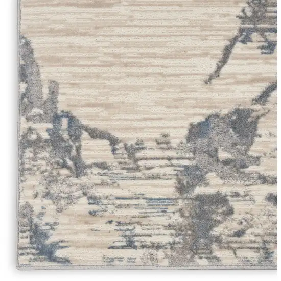 Ivory Floral Area Rug Photo 9