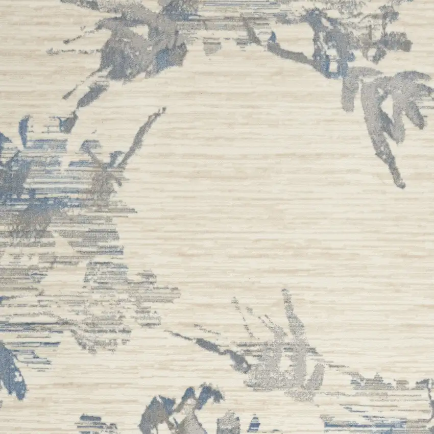 Ivory Floral Area Rug Photo 8