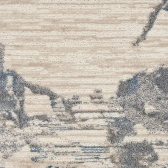 Ivory Floral Area Rug Photo 3