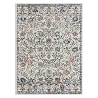 Photo of Ivory Floral Area Rug