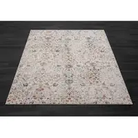 Photo of Ivory Floral Area Rug