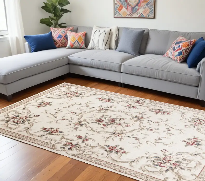 Ivory Area Rug Photo 1