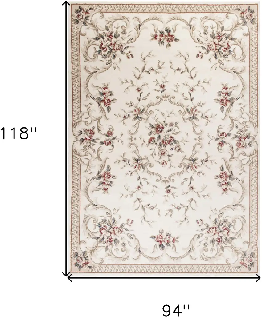 Ivory Area Rug Photo 3