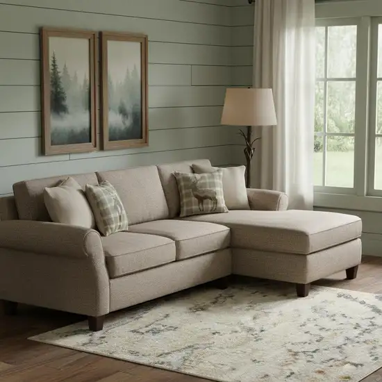 Ivory Floral Distressed Area Rug Photo 1
