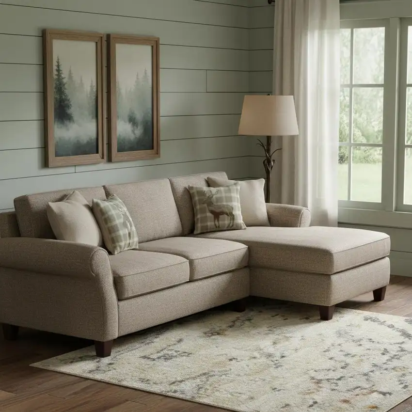 Ivory Floral Distressed Area Rug Photo 1