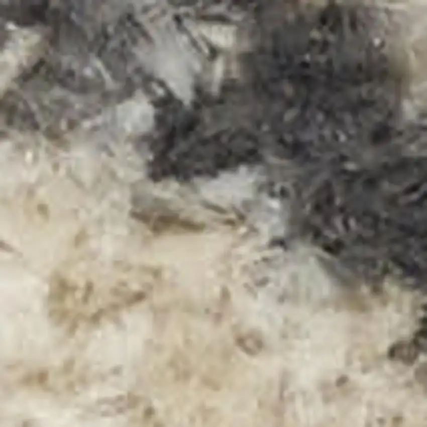 Ivory Floral Distressed Area Rug Photo 3