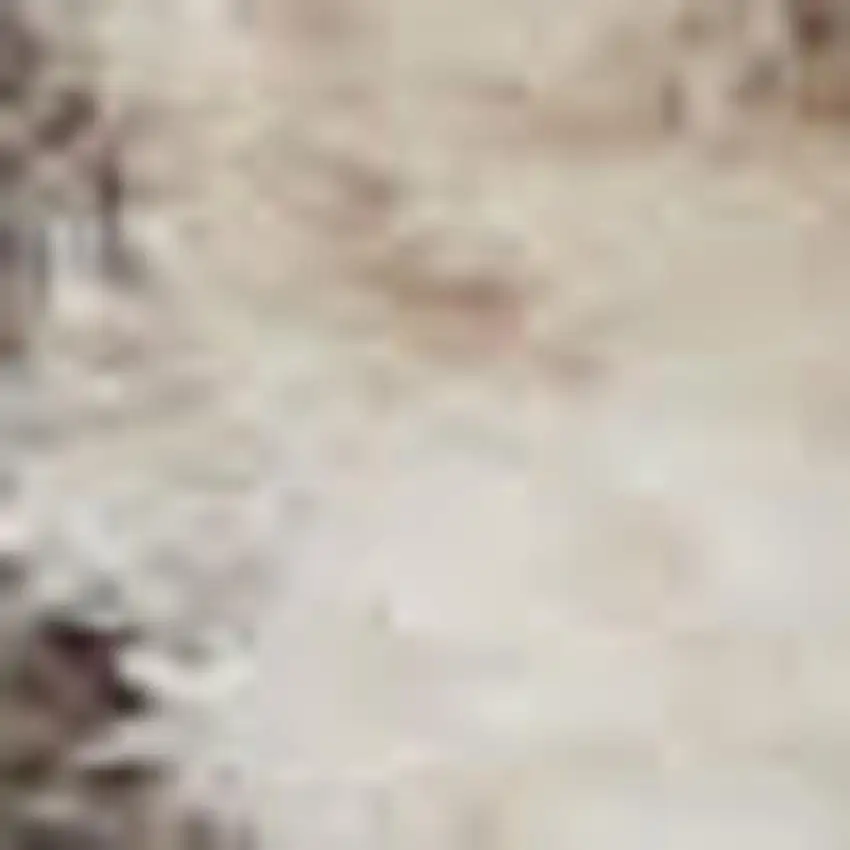 Ivory Floral Power Loom Area Rug Photo 3