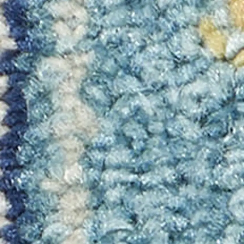 Ivory Floral Power Loom Area Rug Photo 7