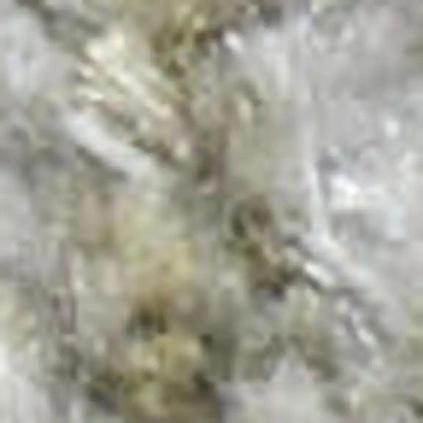 Ivory Floral Power Loom Worn Faded Area Rug Photo 3
