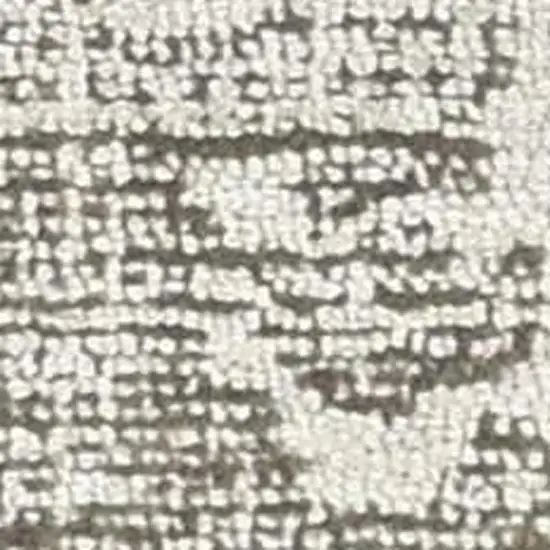 8' Ivory Gray And Green Wool Floral Hand Tufted Runner Rug Photo 5