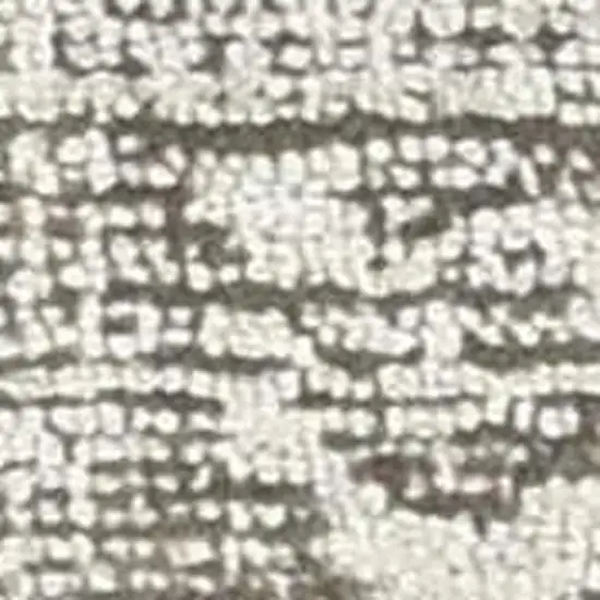 8' Ivory Gray And Green Wool Floral Hand Tufted Runner Rug Photo 8