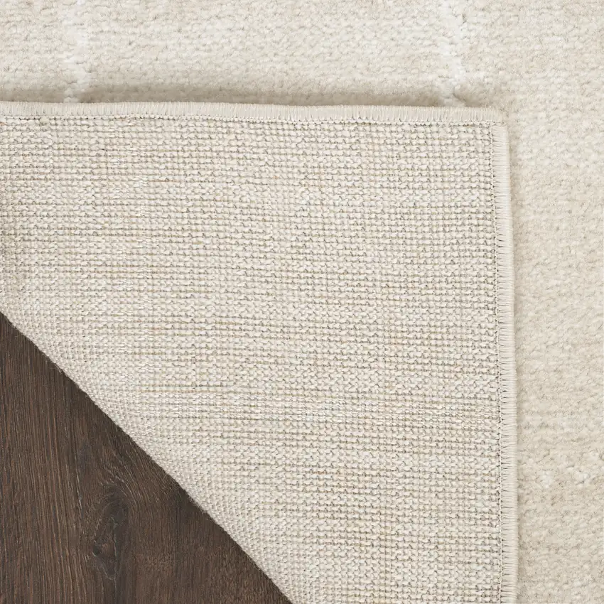 Ivory Geometric Area Rug Photo 9
