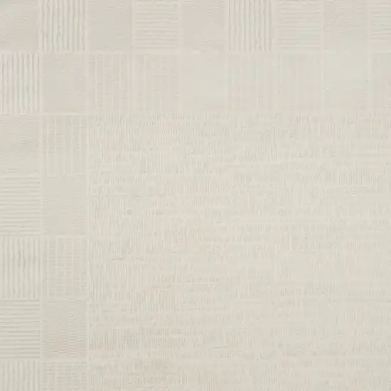 Ivory Geometric Area Rug Photo 7
