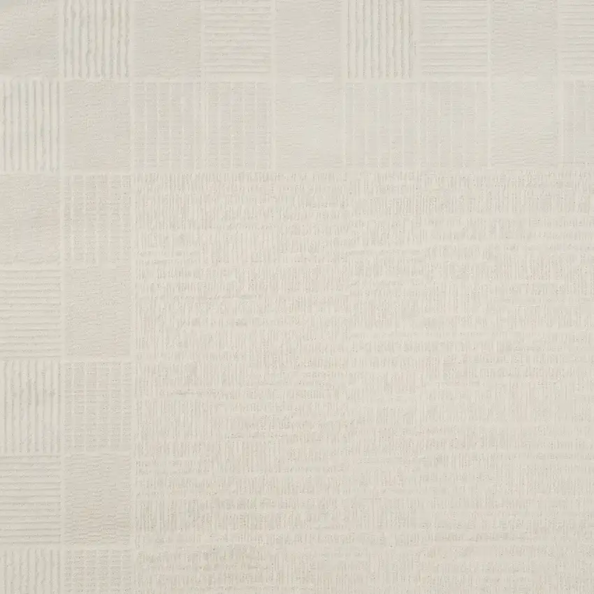 Ivory Geometric Area Rug Photo 7