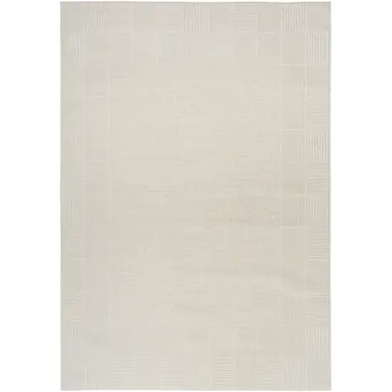 Ivory Geometric Area Rug Photo 2