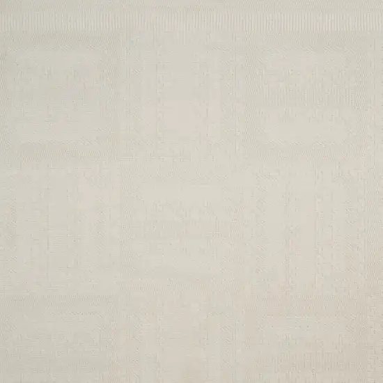 Ivory Geometric Area Rug Photo 3