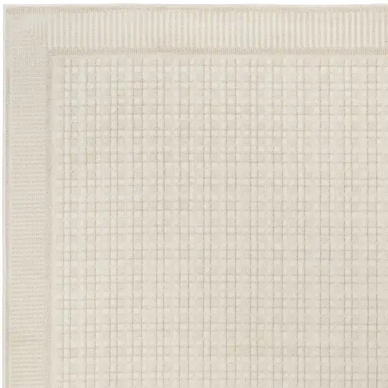 Ivory Geometric Area Rug Photo 8