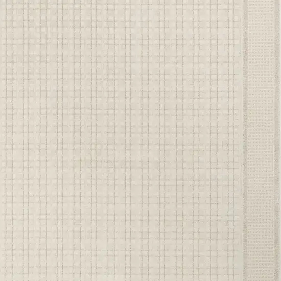 Ivory Geometric Area Rug Photo 2