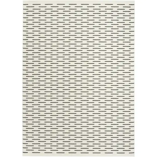 Ivory Geometric Area Rug Photo 8