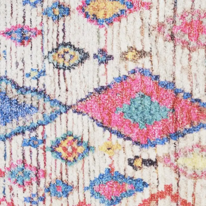 Ivory Geometric Area Rug Photo 2