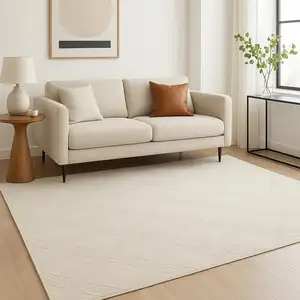 Photo of Ivory Geometric Area Rug