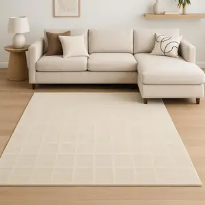 Photo of Ivory Geometric Area Rug