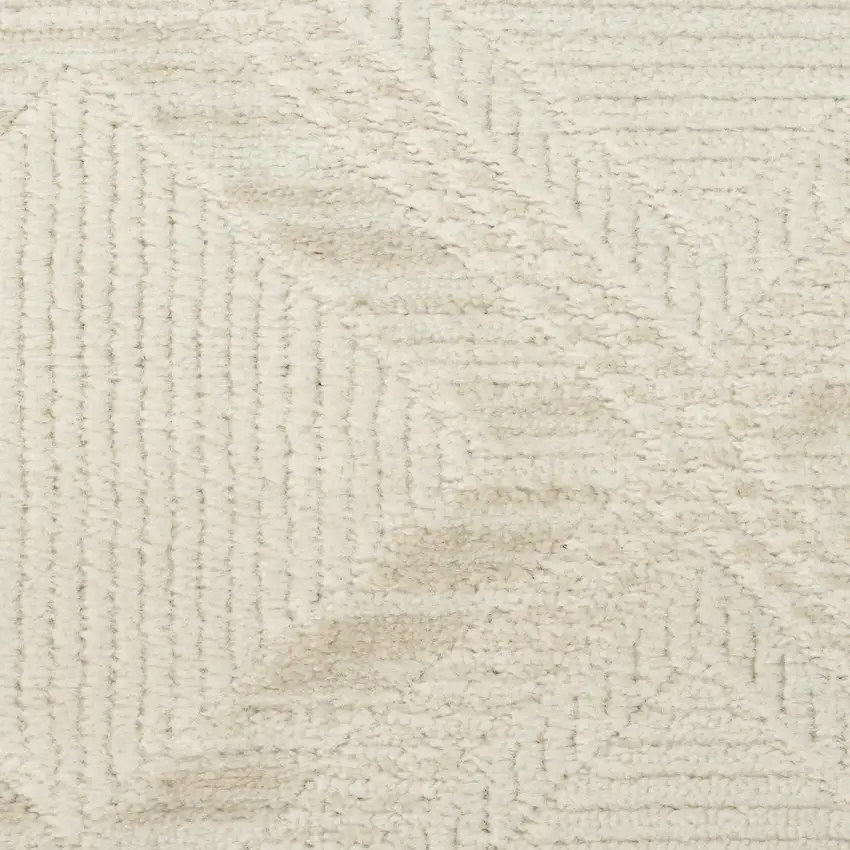Ivory Geometric Area Rug Photo 4