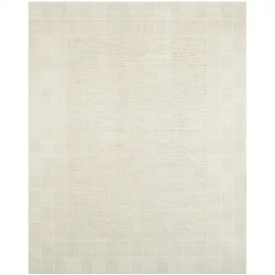Ivory Geometric Area Rug Photo 2