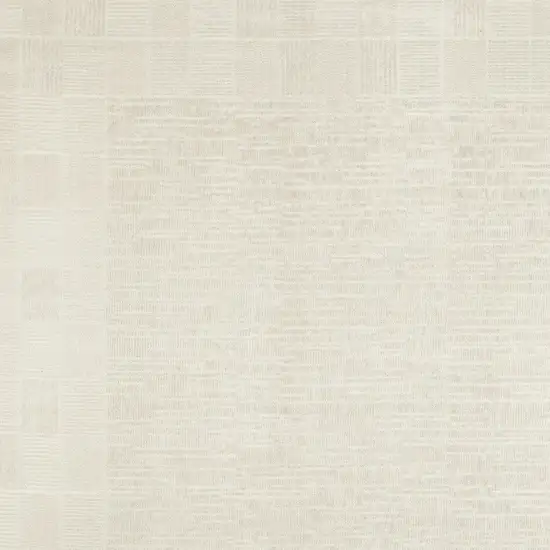 Ivory Geometric Area Rug Photo 9